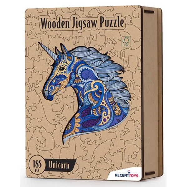 Drvene puzzle JEDNOROG 185kom 
