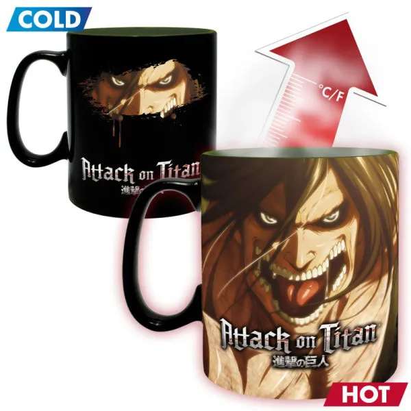 Termoaktivna šolja ATTACK ON TITAN 460ml 