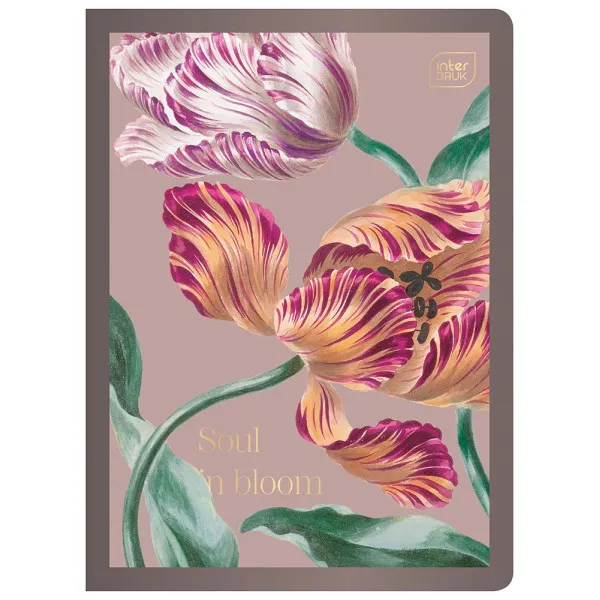 Sveska A5 kvadratići METALLIC GRANDIFLORA 