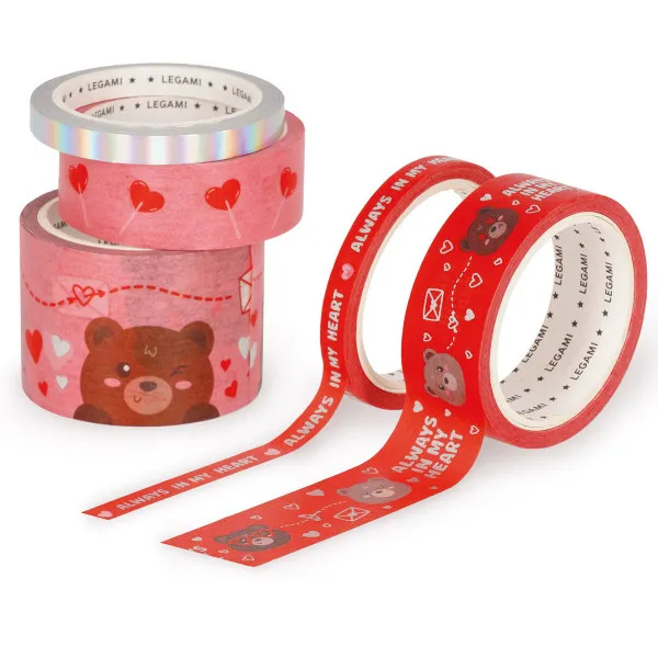 Set pet washi trakica  TEDDY BEAR 