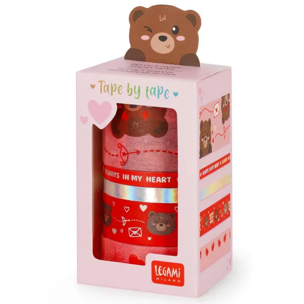 Set pet washi trakica  TEDDY BEAR 