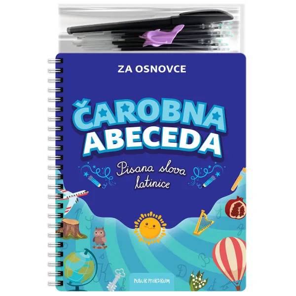 ČAROBNA ABECEDA - PISANA SLOVA LATINICE 