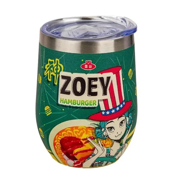 K-POP putna šolja ZOEY HAMBURGER 350ml 