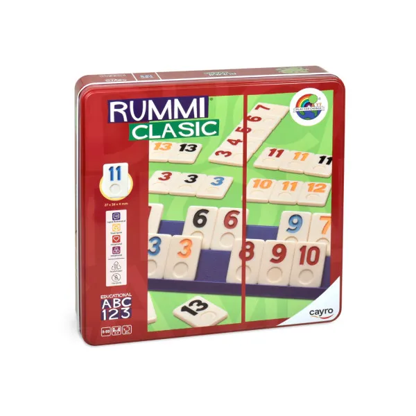 Društvena igra u metalnoj kutiji RUMMI CLASIC 