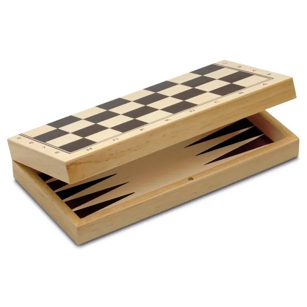 Set društvenih igrara 3 u 1 (Šah, dame, bekgemon) 