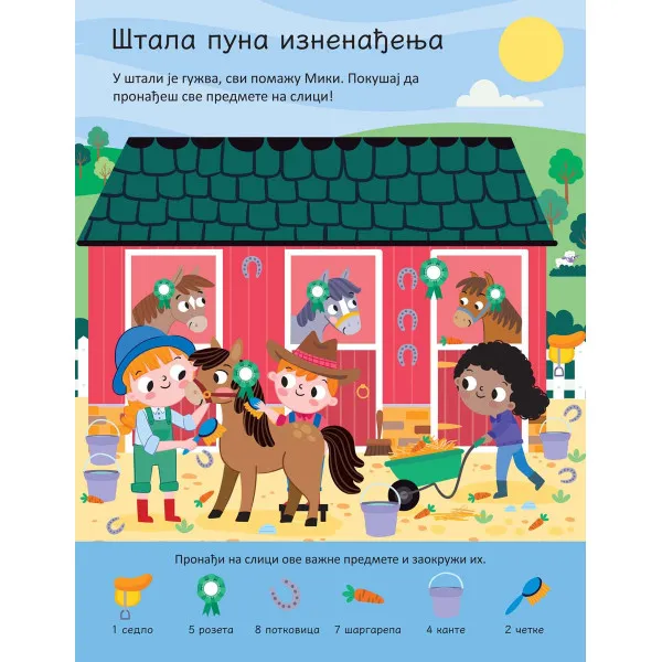 PIŠI - BRIŠI: FARMA - KNJIGA SA AKTIVNOSTIMA 