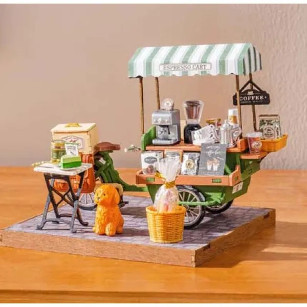 3D puzzle AROMATIC COFFEE CART 