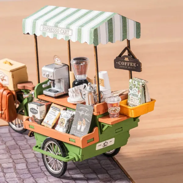 3D puzzle AROMATIC COFFEE CART 