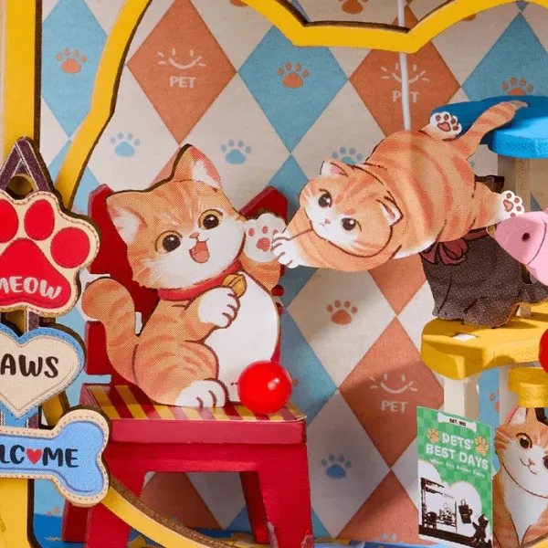 3D puzzle PAWFECT PET SHOP 