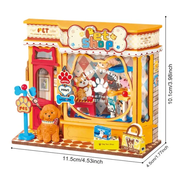 3D puzzle PAWFECT PET SHOP 