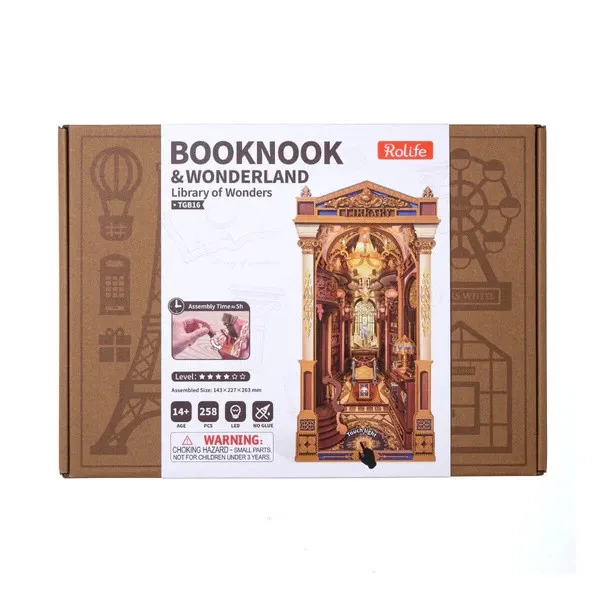 3D puzzle BIBLIOTEKA ČUDA - 258 delova 