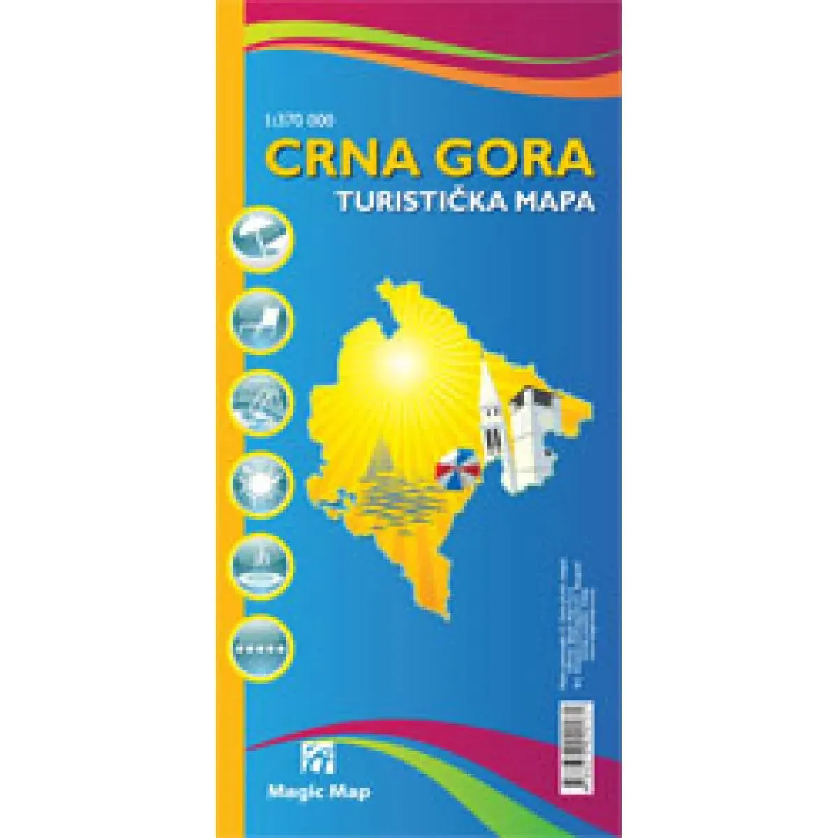TURISTIČKA KARTA CRNE GORE 