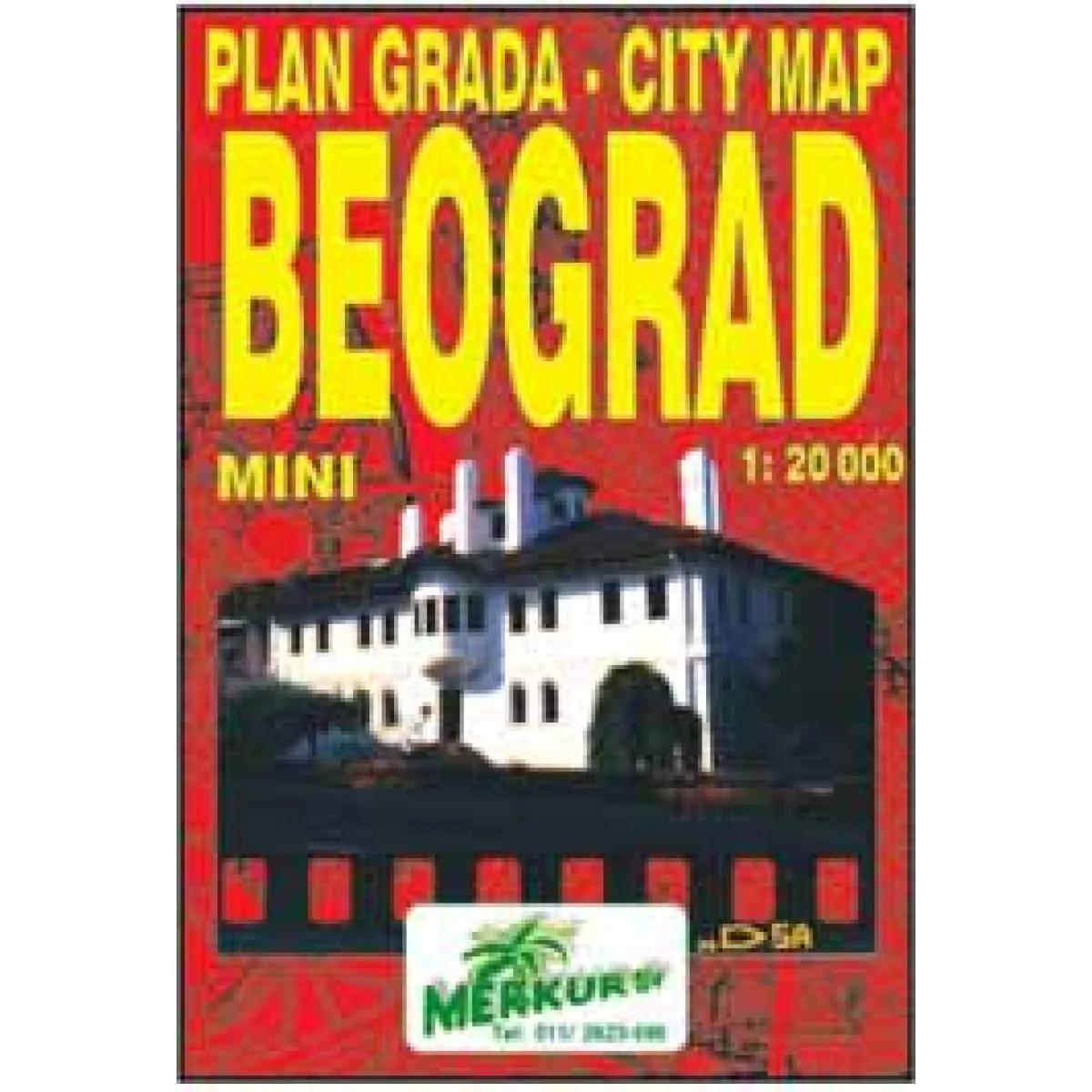 MINI BEOGRAD PLAN GRADA 