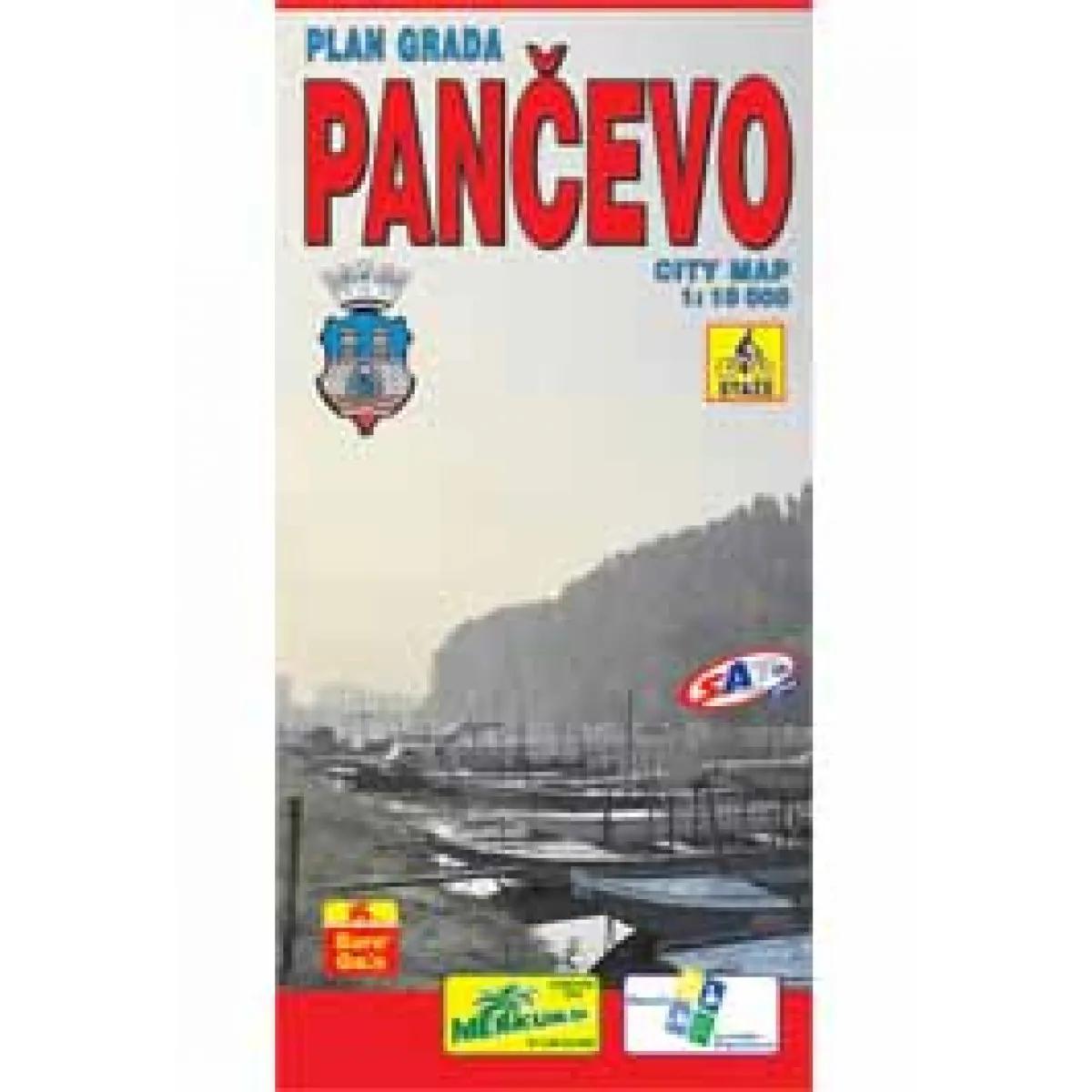 PANČEVO PLAN KARTA VOJVODINE 