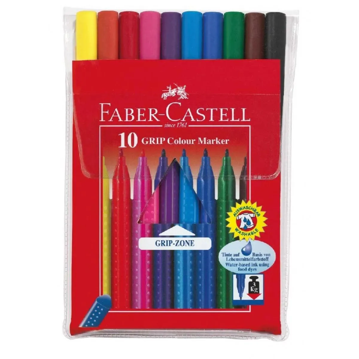 FABER CASTELL školski flomasteri 1/10 GRIP 