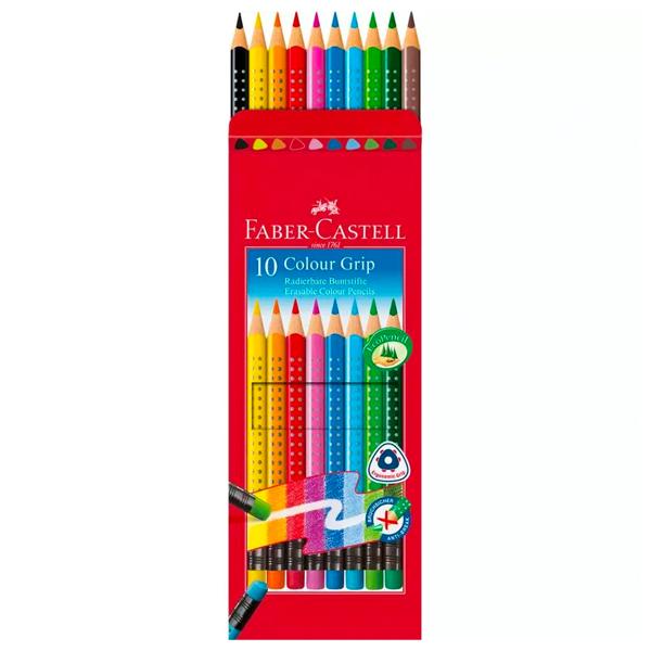 FABER CASTELL drvene boje sa gumicom 1/10 