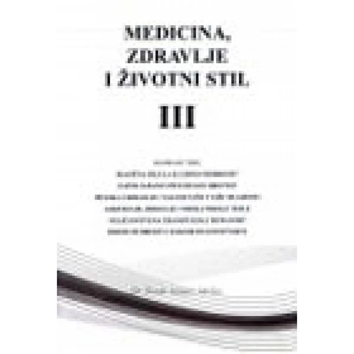 MEDICINA ZDRAVLJE I ŽIVOTNI STIL III 