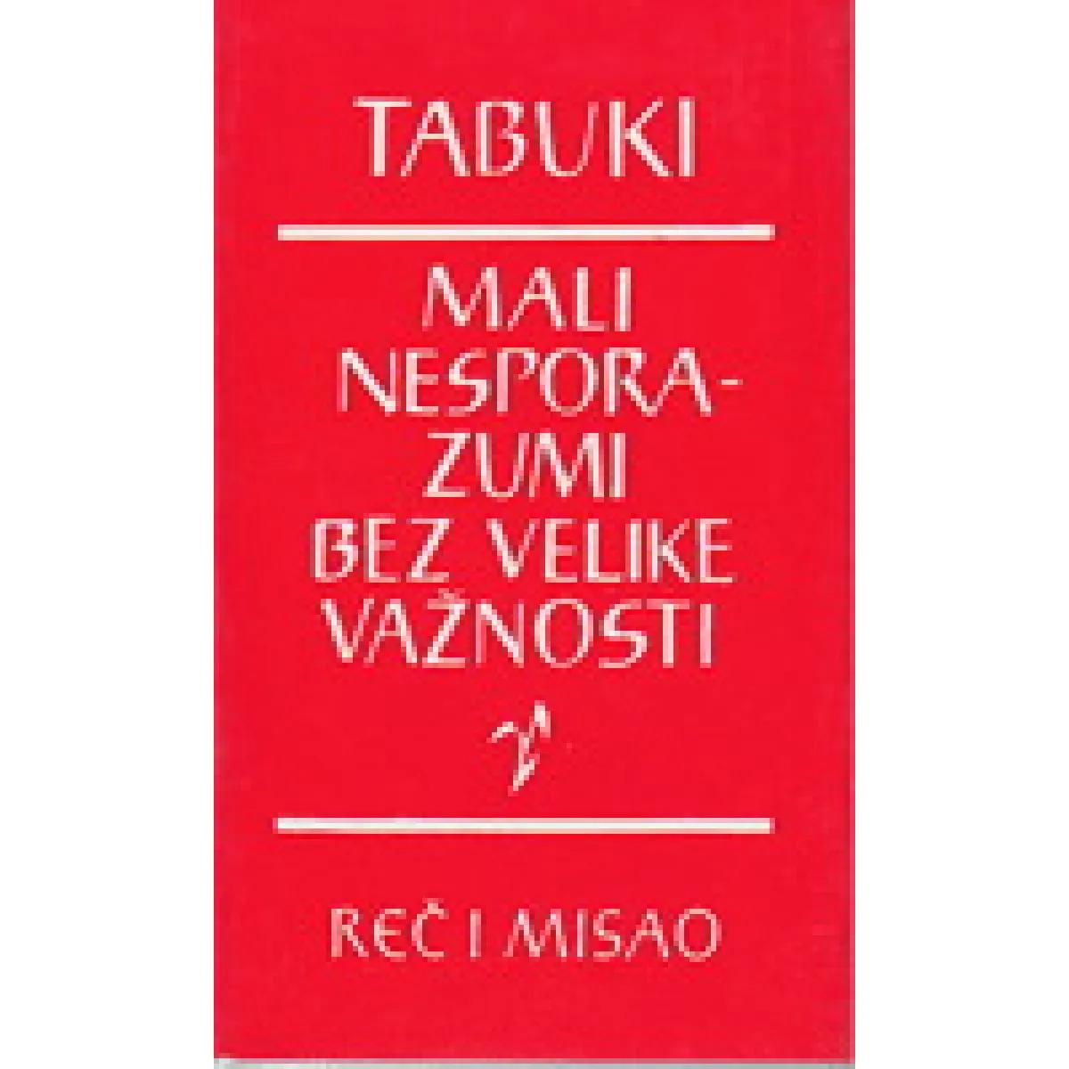 MALI NESPORAZUM BEZ VELIKE VAŽNOSTI 