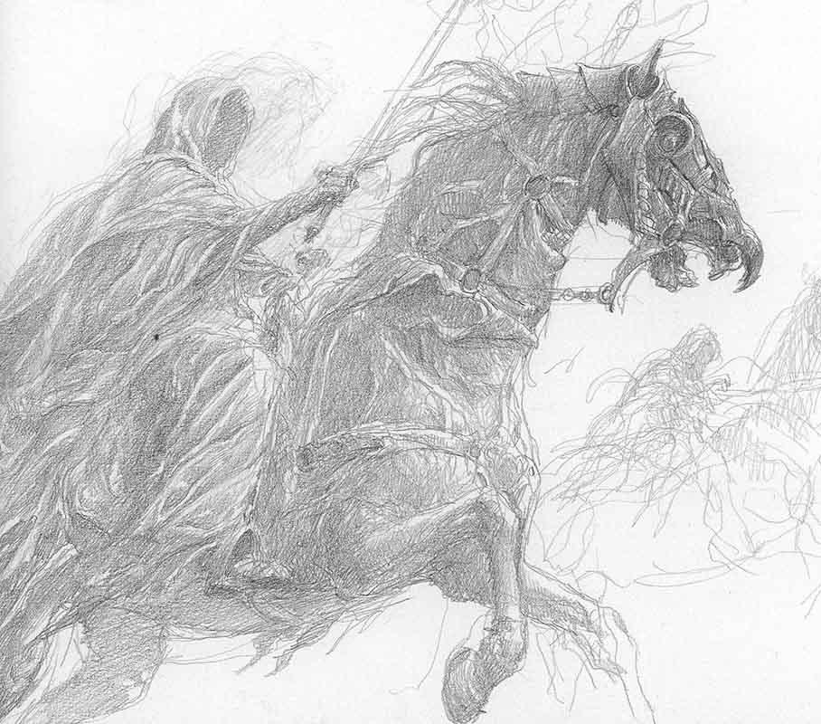 LORD OF THE RINGS SKETCHBOOK 