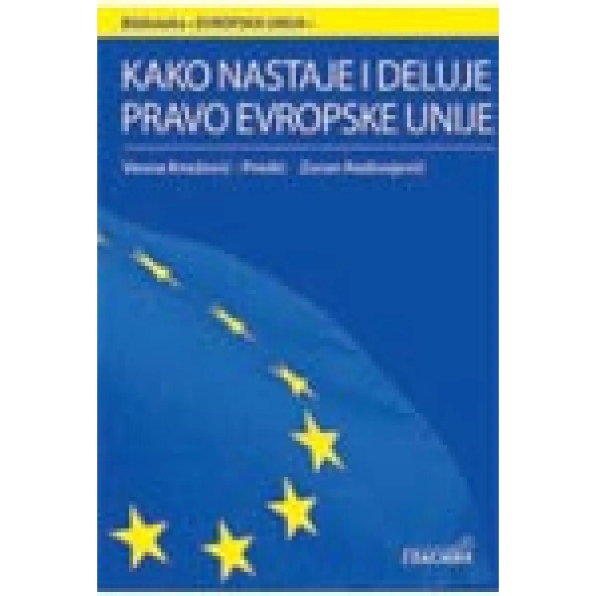 KAKO NASTAJE I DELUJE PRAVO EVROPSKE UNIJE 
