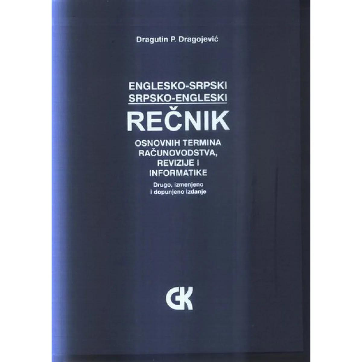 REČNIK OSNOVNIH TERMINA RAČUNOVODSTVA REVIZIJE I INFORMATIKE 