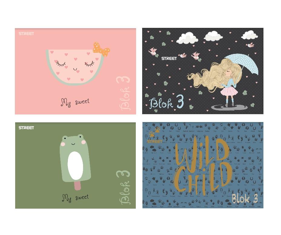 Blok za crtanje Br 3 (više vrsta) 