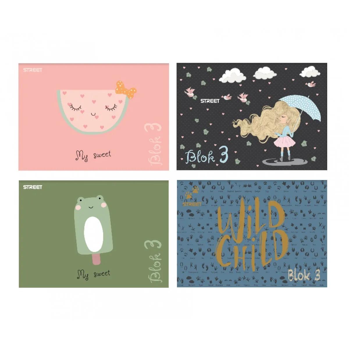 Blok za crtanje Br 3 (više vrsta) 