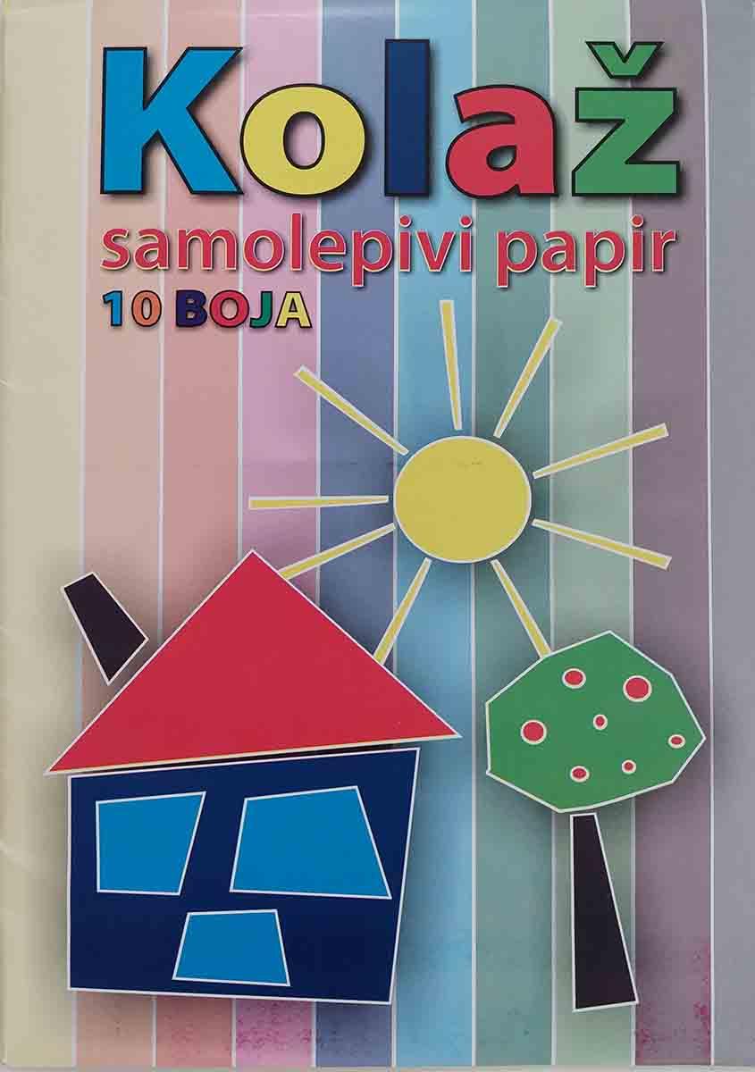 KOLAŽ PAPIR A4 samolepljivi 