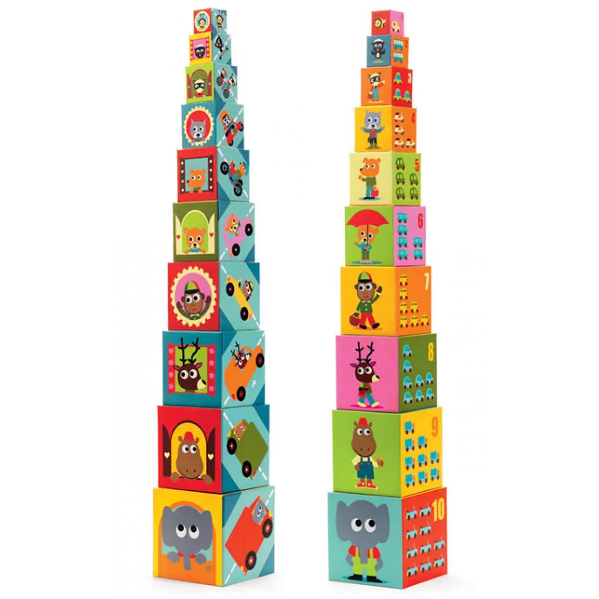 Kartonska igračka VOZILA KOCKE 