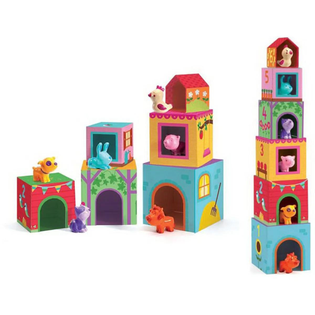 Igračka slagalica FARMA kocke 