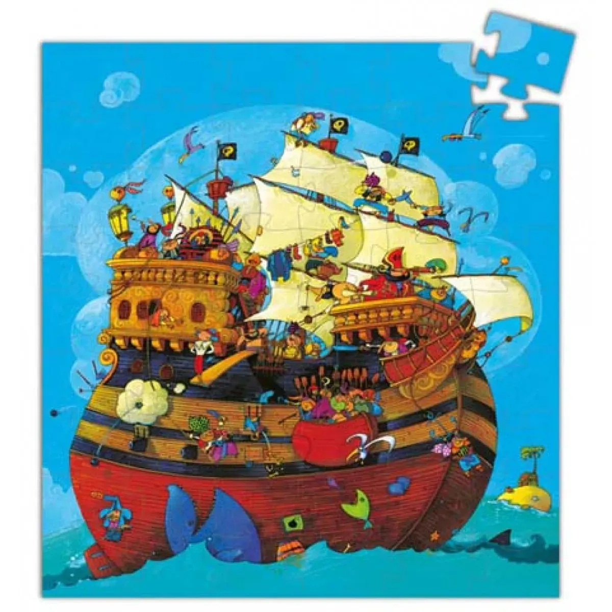 Puzzle za decu 54 kom BARBAROSSAS BOAT 