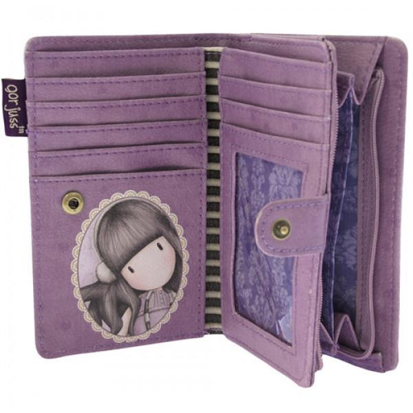 SANTORO ECLECTIC GORJUSS SMALL WALLET ALL THE WORDS 
