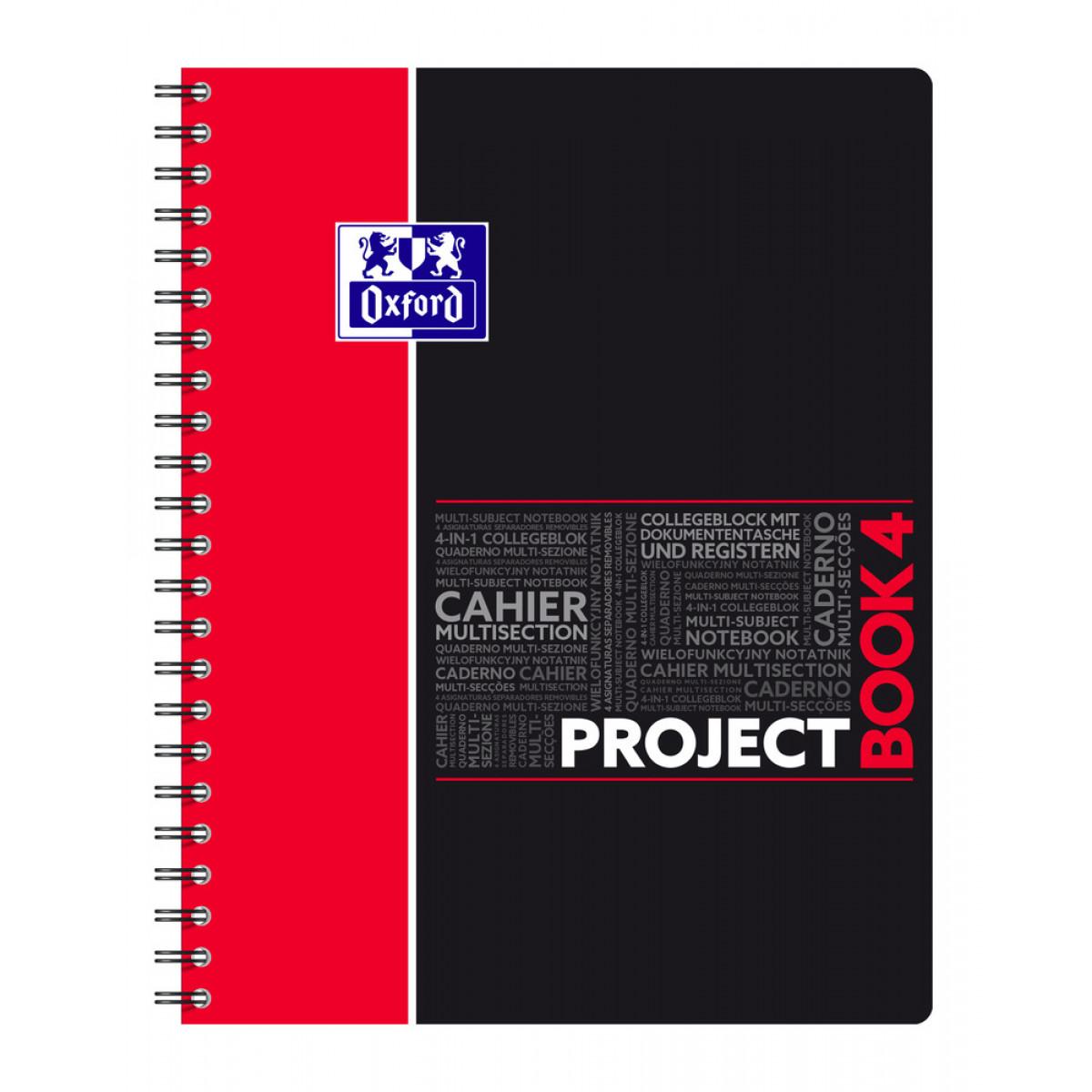 Sveska OXFORD STUDENT PROJECT BOOK na kvadratiće (više motiva) 