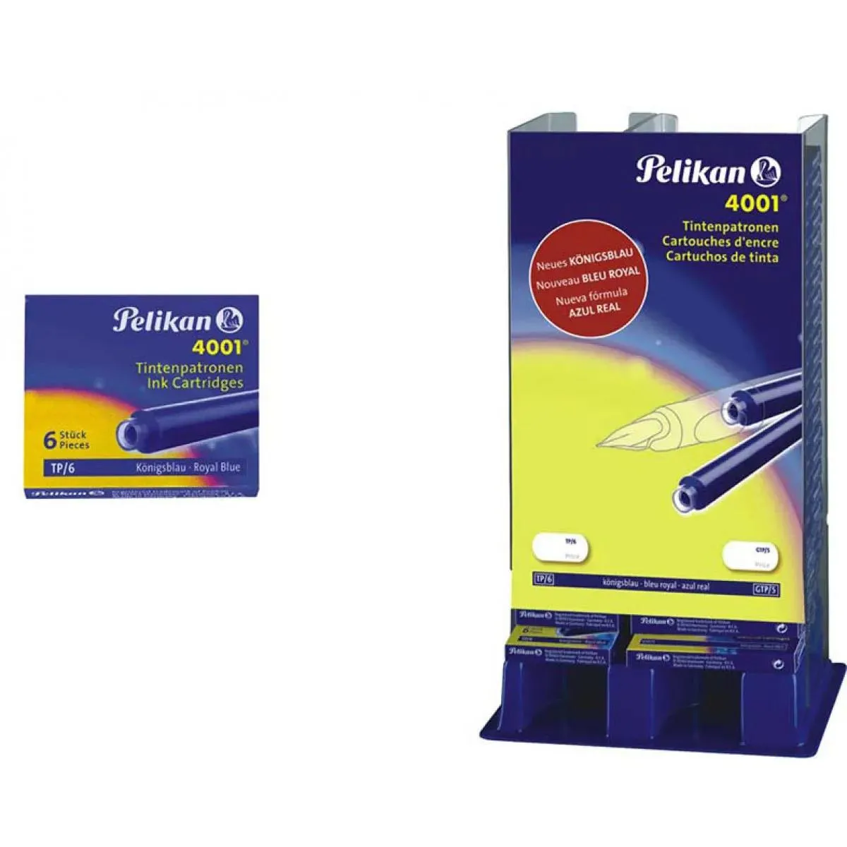Ulošći za penkalo PELIKAN ROYAL BLUE 4001 1/6 