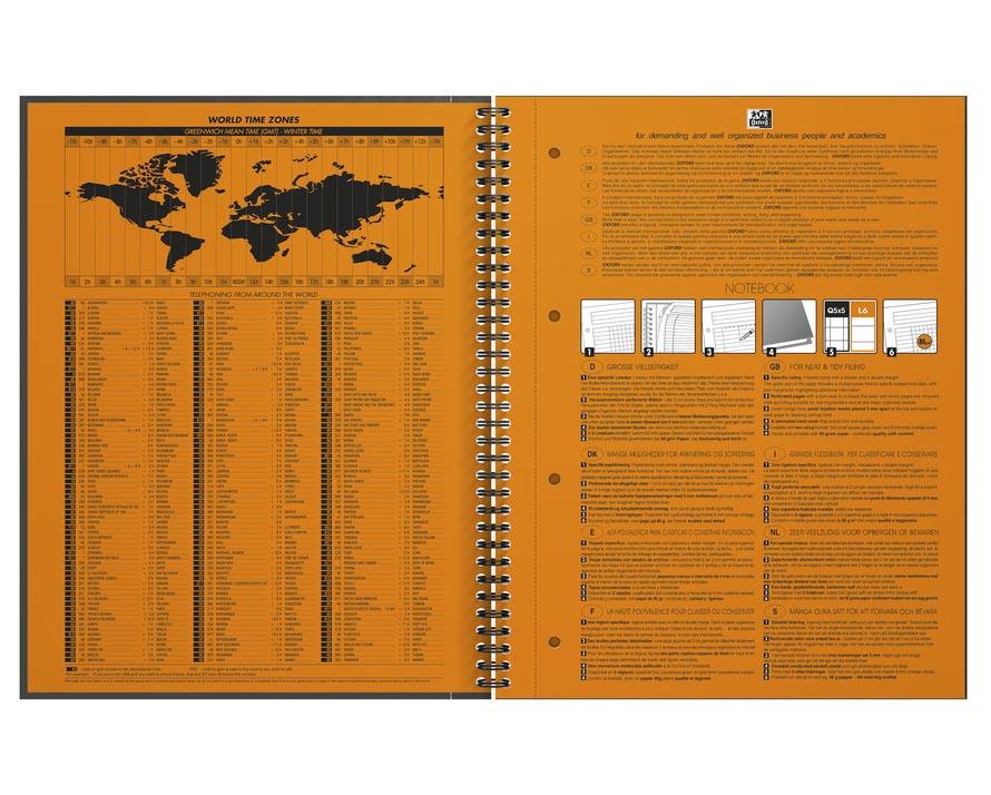 Sveska Oxford International Twin-Wire A4+ OXFORD kvadratići 