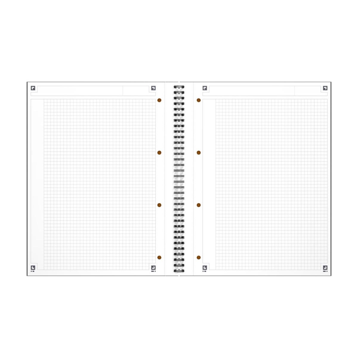 Sveska Oxford International Twin-Wire A4+ OXFORD kvadratići 