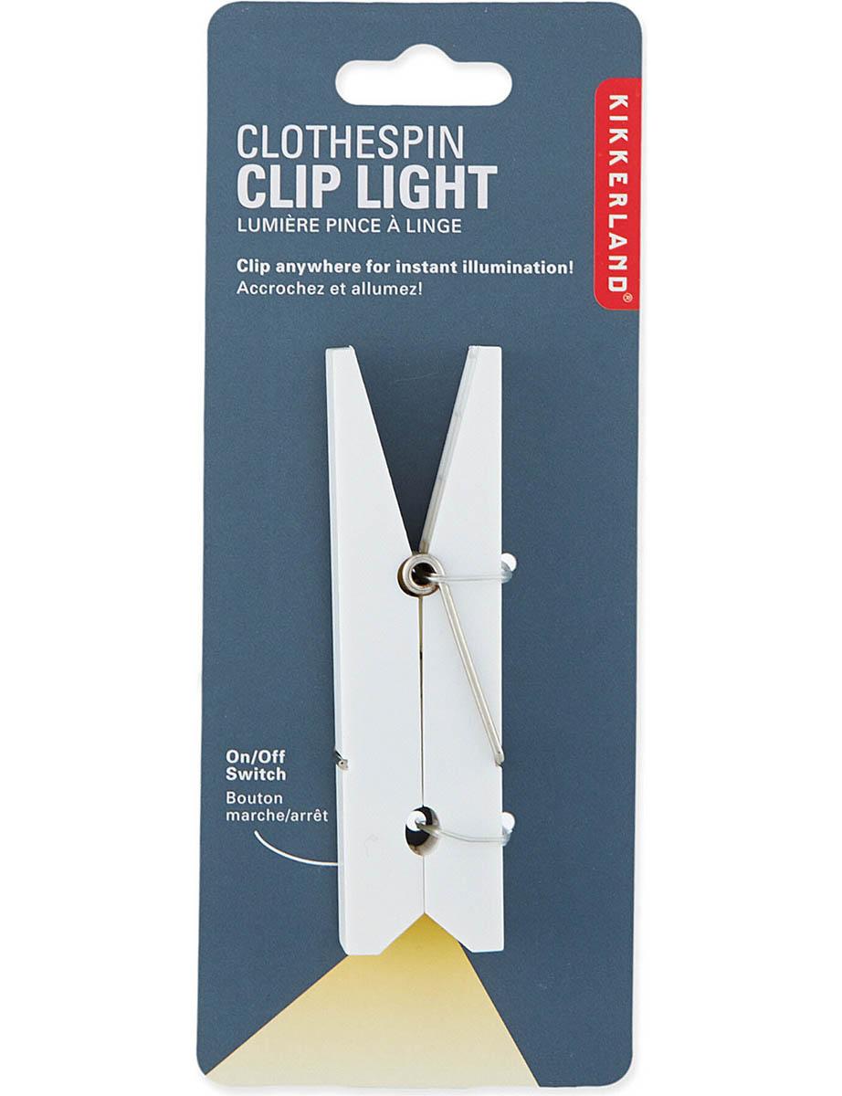 Lampica za čitanje CLOTHESPIN Bela 