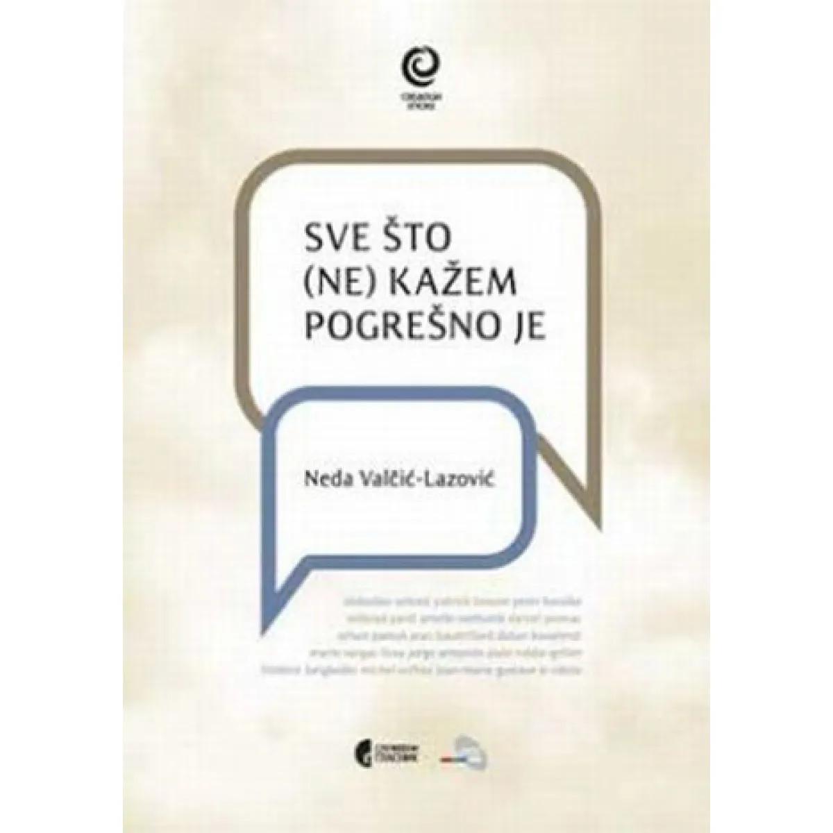 SVE ŠTO NE KAŽEM POGREŠNO JE 