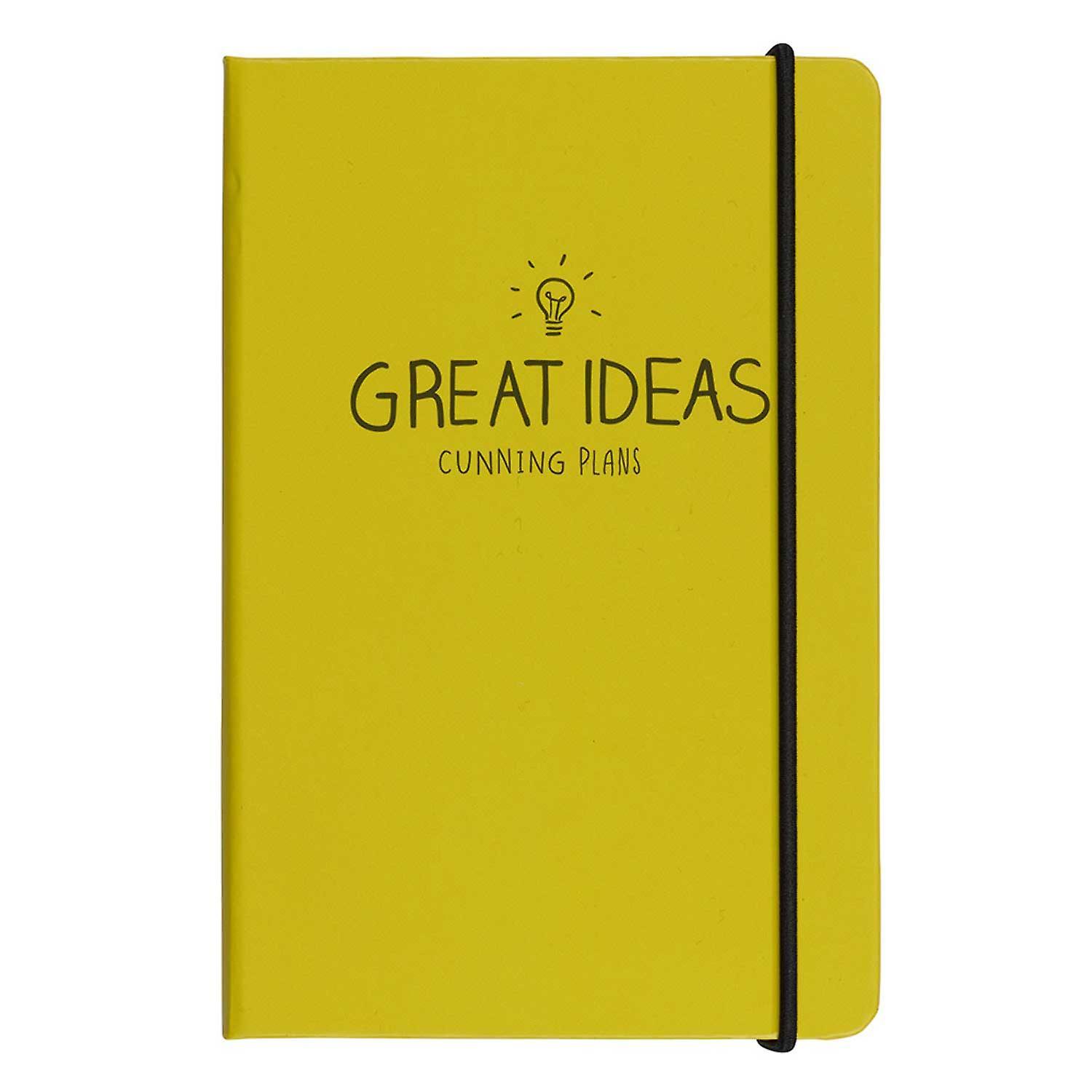 A6 GREAT IDEAS NOTBOK YELLOW 