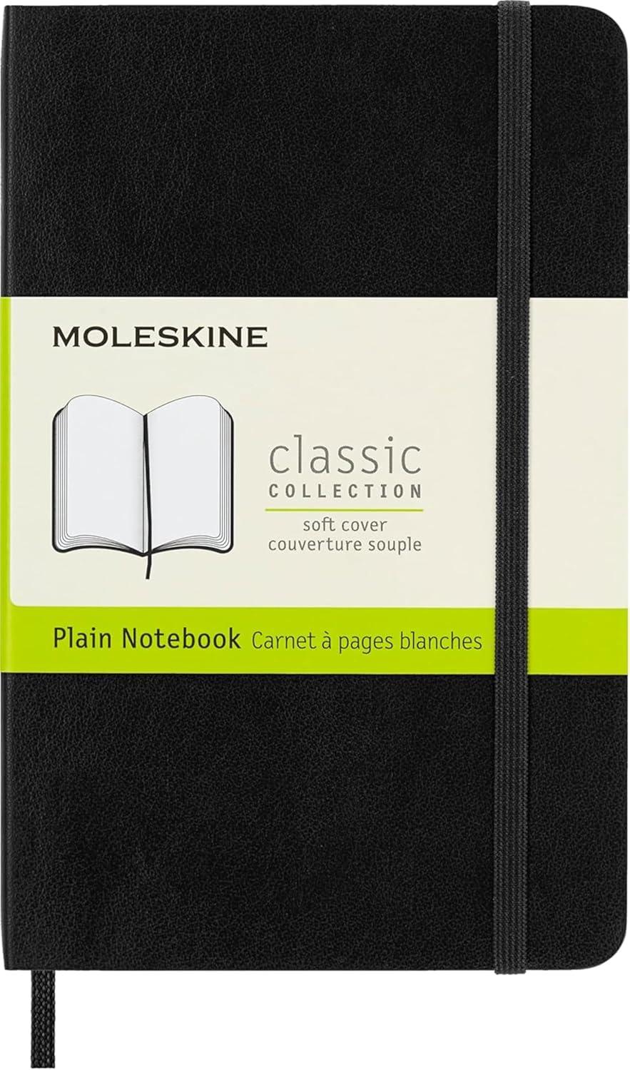 Notes 9x14cm MOLESKINE SOFT BLACK 192 praznih listova 