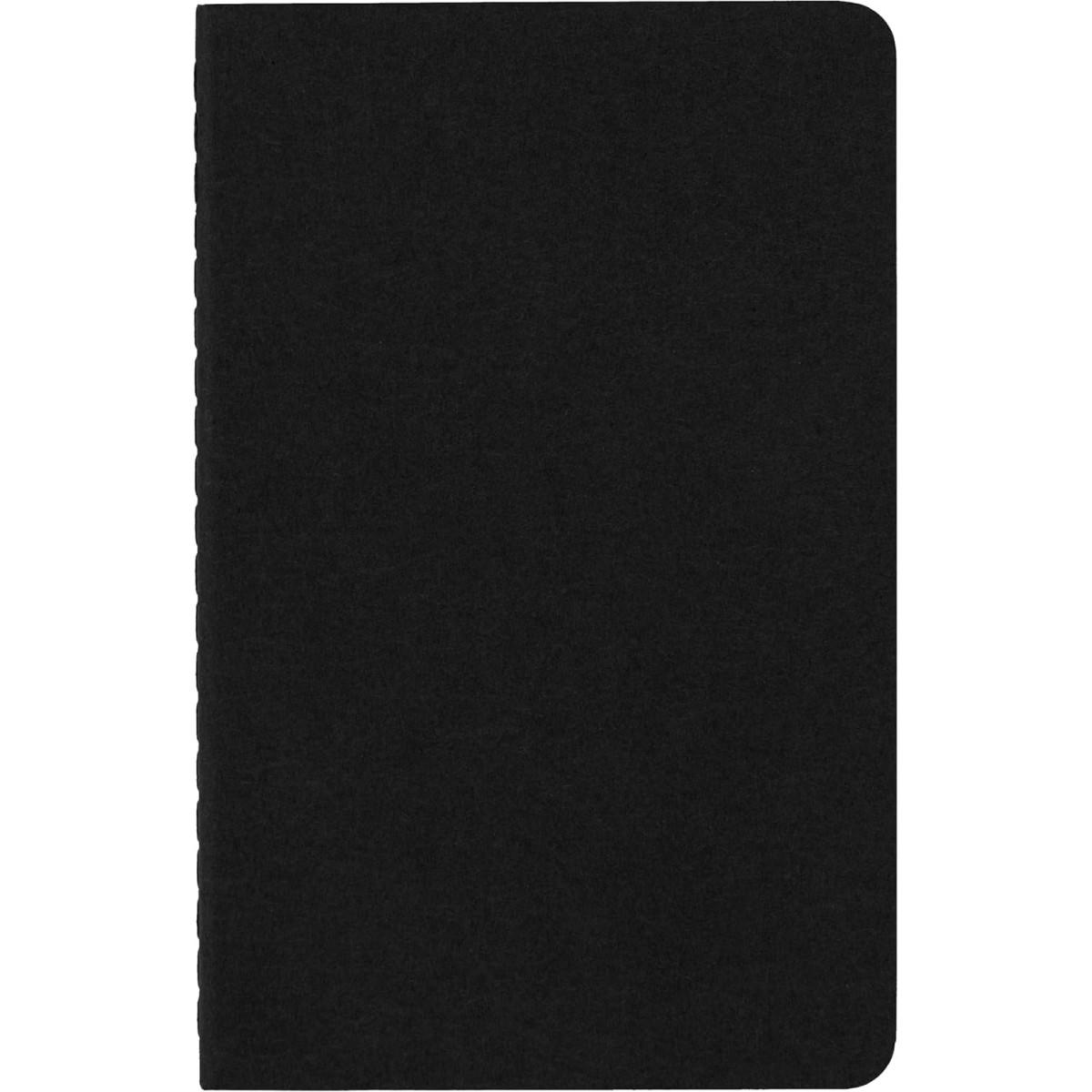Set od 3 notesa 9x14cm MOLESKINE BLACK - 120 praznih listova 