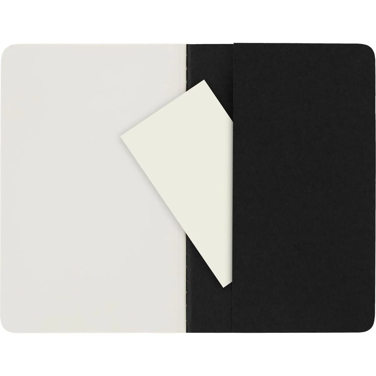 Set od 3 notesa 9x14cm MOLESKINE BLACK - 120 praznih listova 