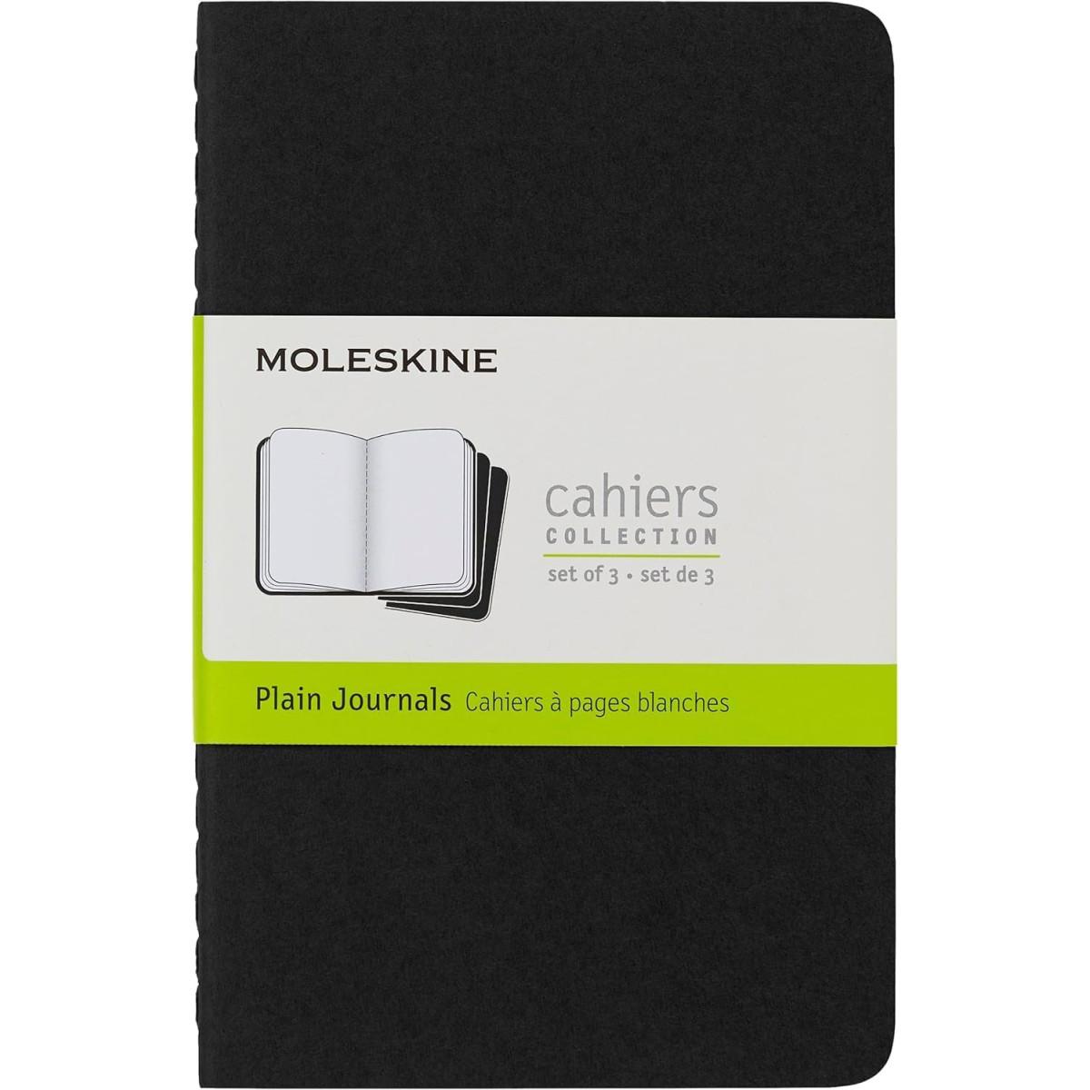 Set od 3 notesa 9x14cm MOLESKINE BLACK - 120 praznih listova 