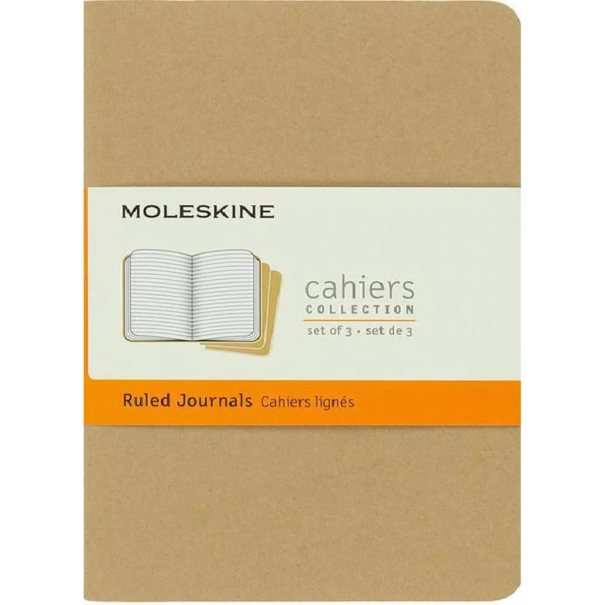 Planer A5 MOLESKINE Set od 3, džepni, braon 