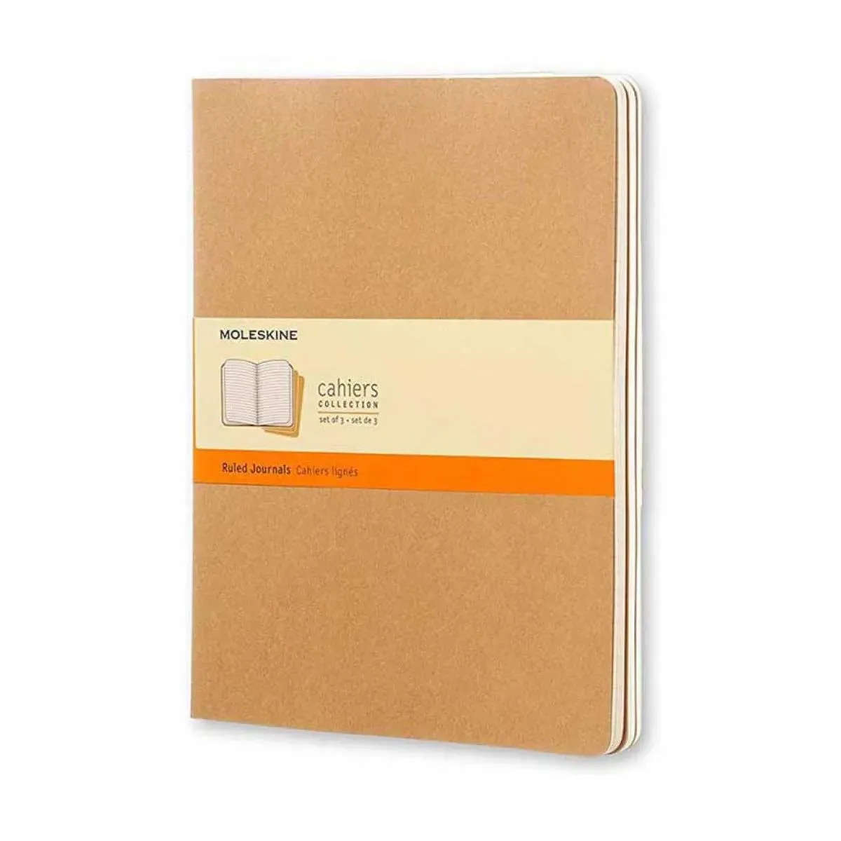 Planer MOLESKINE Set od 3, tamno braon 