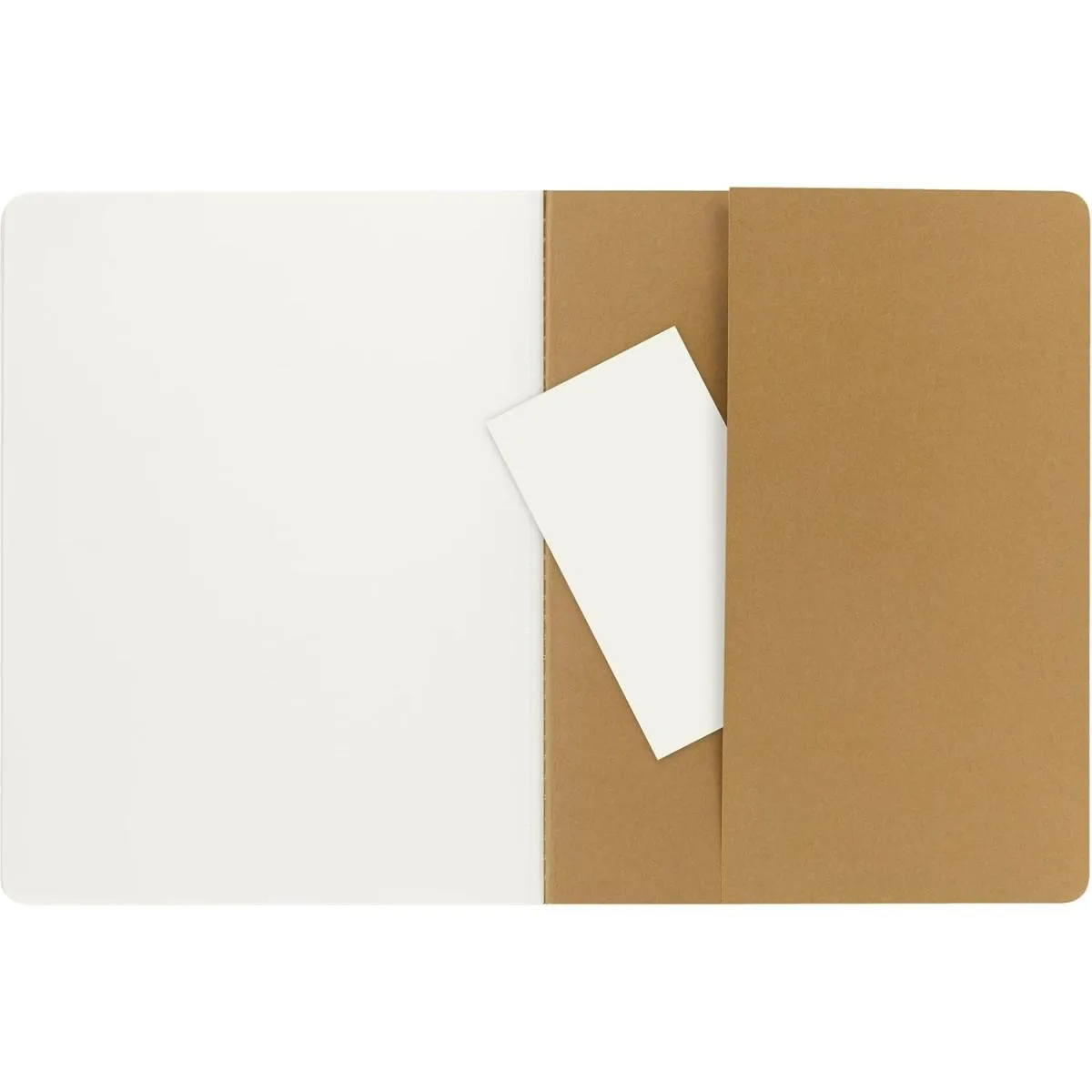 Set od 3 notesa 19x25cm MOLESKINE BROWN - prazni listovi 