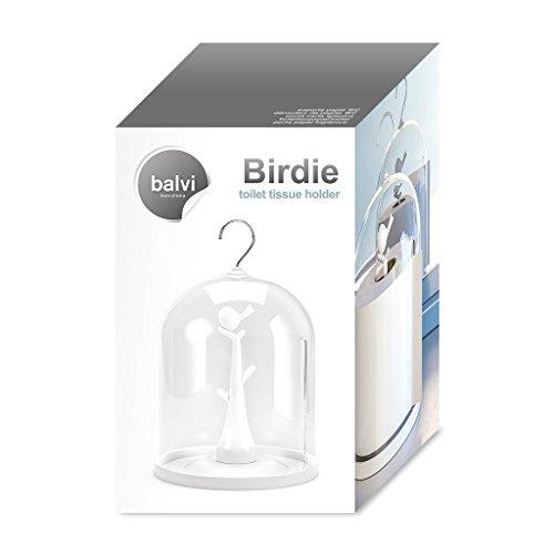 Držač za Papir TOILET TISSUE HOLDER BIRDIE WHITE 