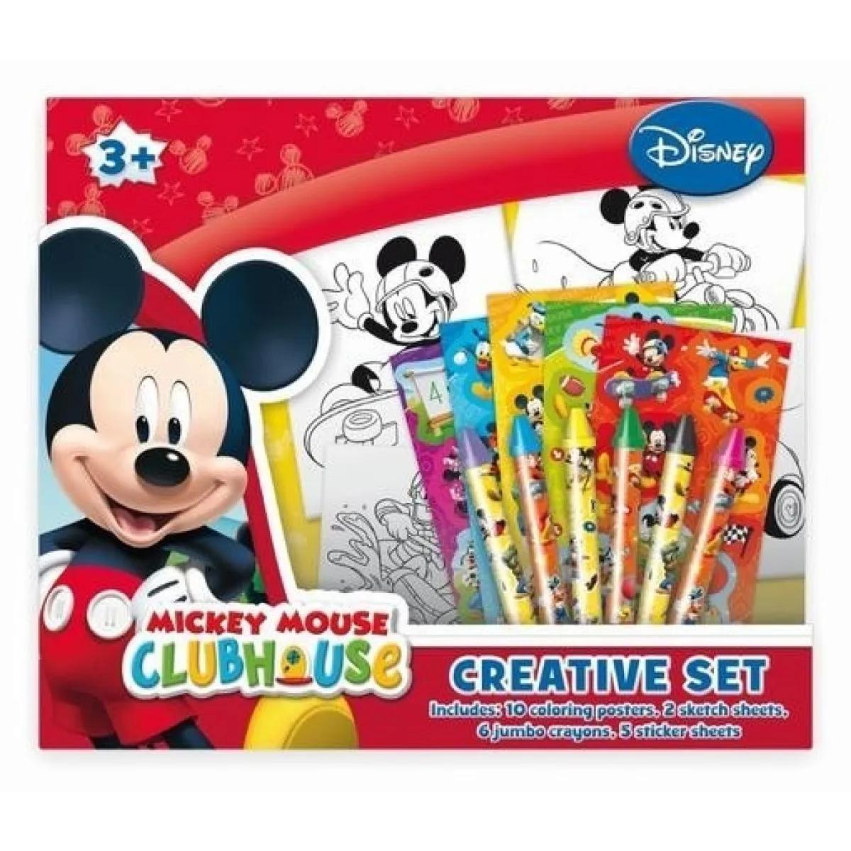 Kreativni set za bojenje sa voštanim bojama 36X305 MICKEY MOUSE 