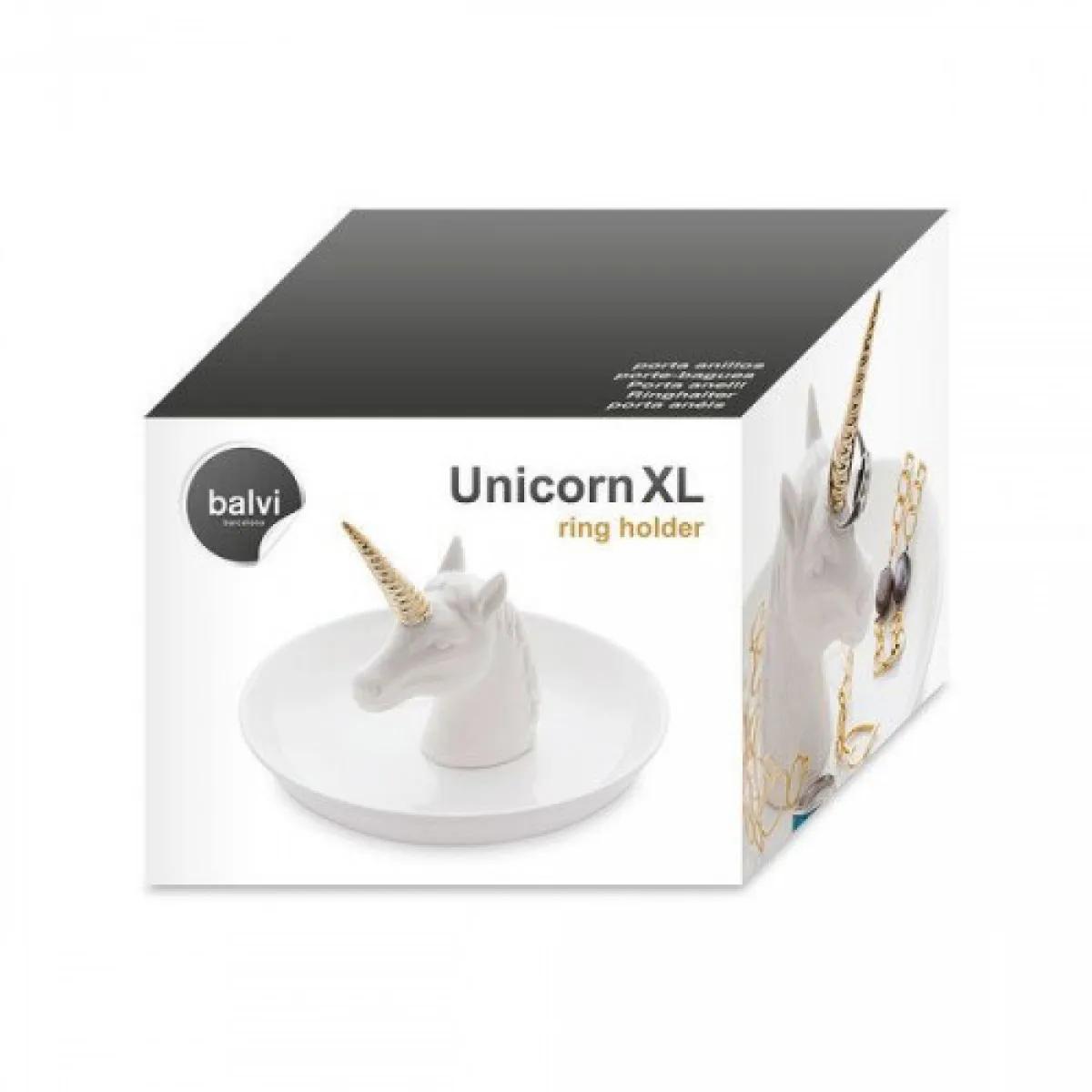 Stalak za Nakit RING HOLDER UNICORN XL WHITE CERAMIC 