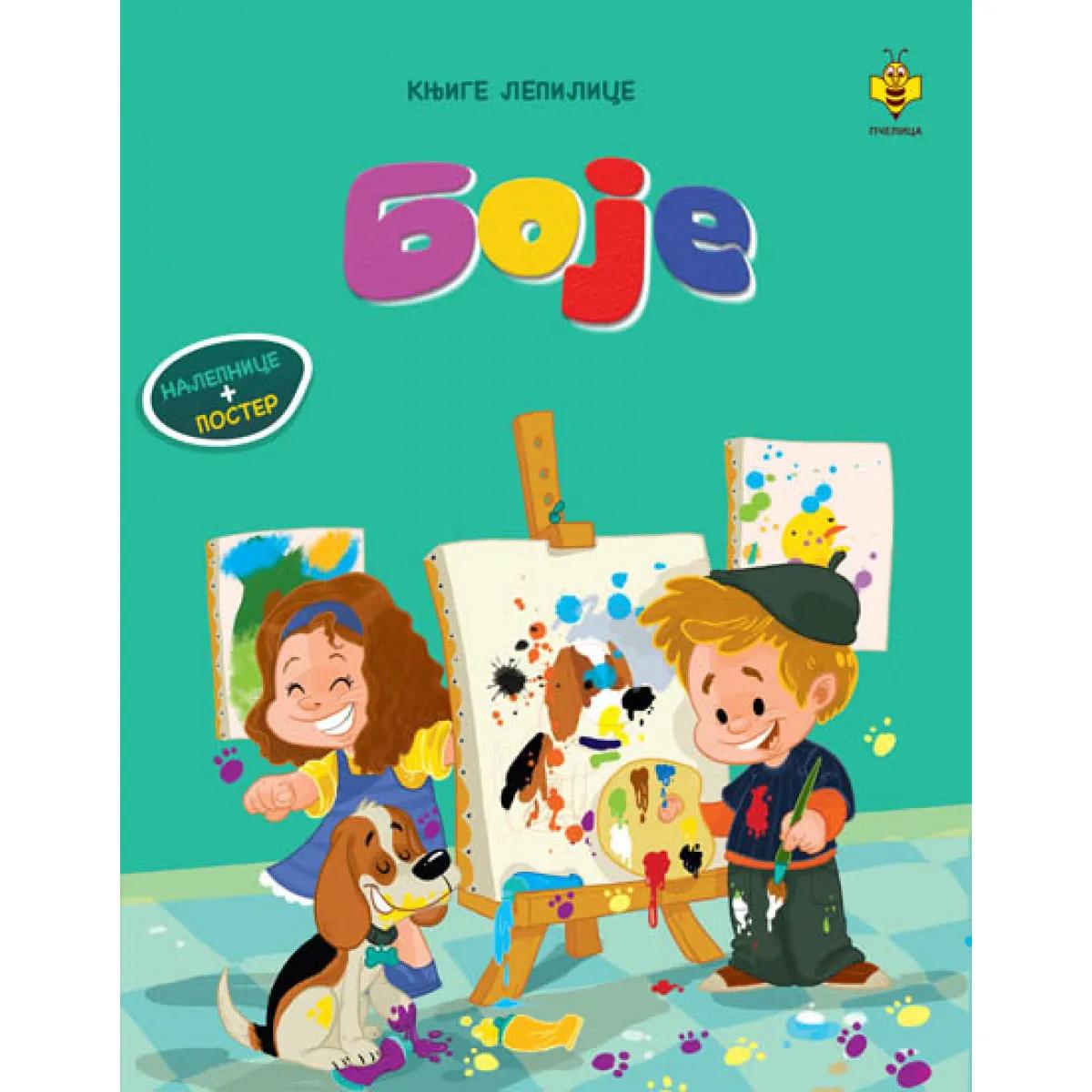 Knjige lepilice BOJE 